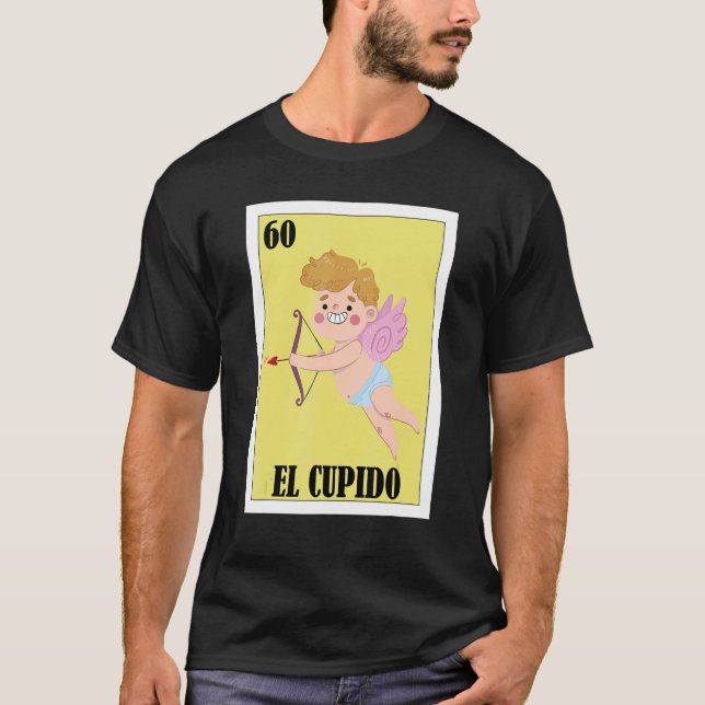 Camiseta Mexicano para el Día de San Valentín Cupido 7 (Anverso)