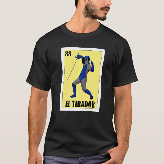 Camiseta Mexicano para Esgrima El Tirador (Anverso)