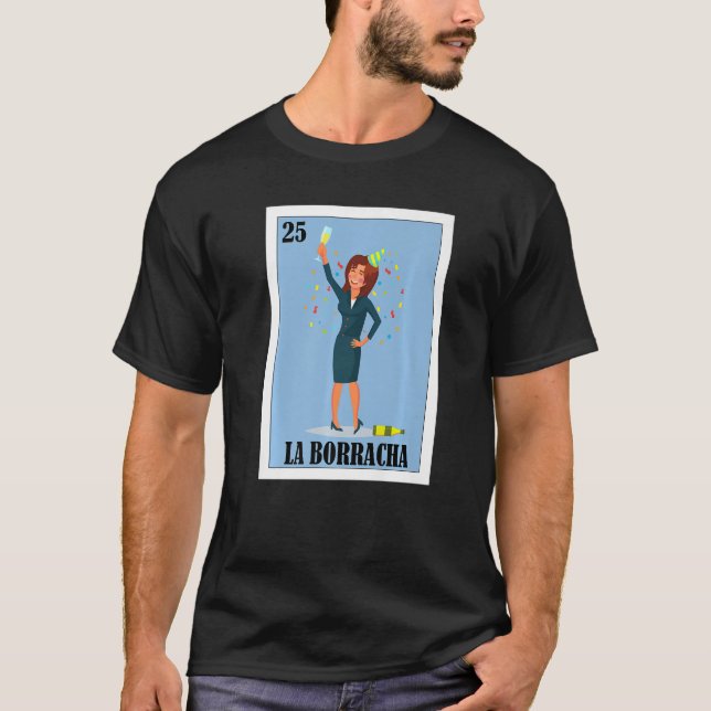Camiseta Mexicano para la Fiesta La Borracha 1 (Anverso)
