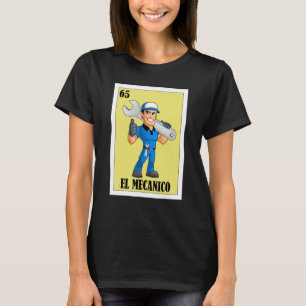 Camiseta Mexicano para la mecánica de coches El Mecanico