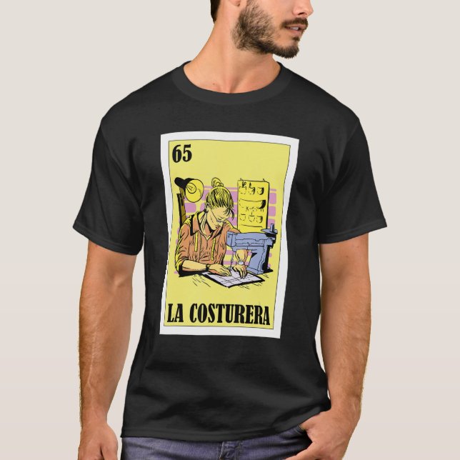 Camiseta Mexicano para la Seamstress La Costurera (Anverso)
