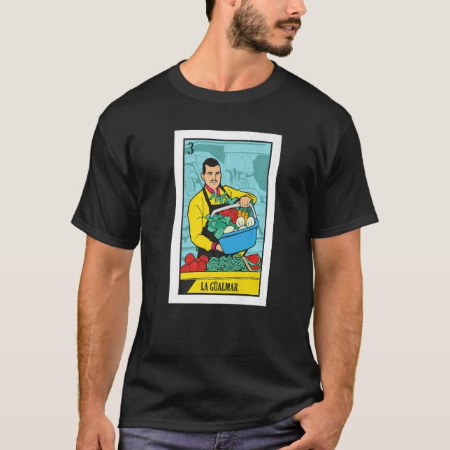Camiseta Mexicano para latinos El Gualmar (Anverso)