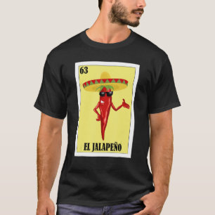 Camiseta Mexicano para latinos El Jalapeño