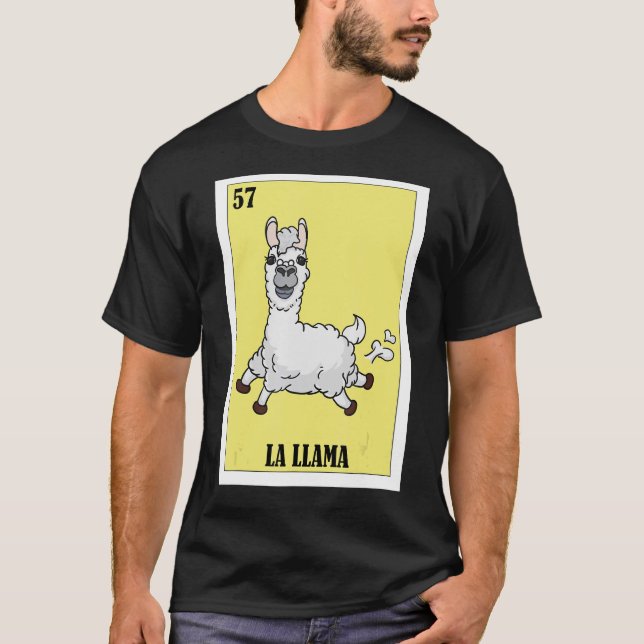 Camiseta Mexicano para latinos La Llama (Anverso)