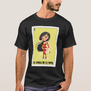 Camiseta Mexicano para los Bodas La Amiga De La Novia