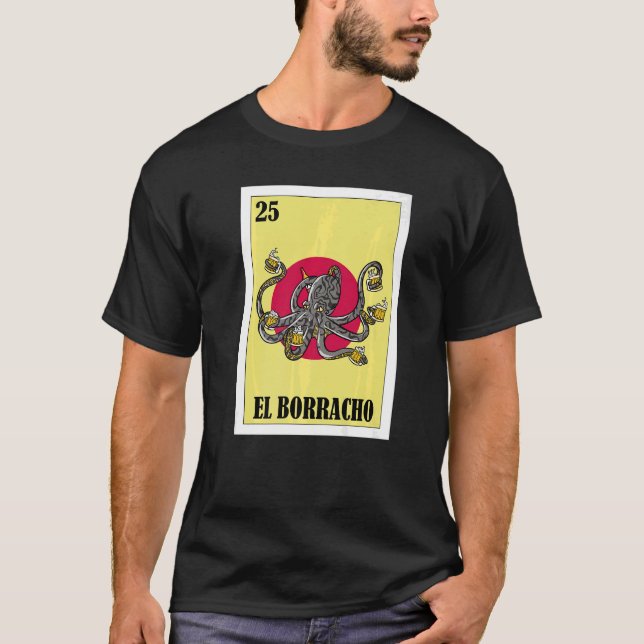 Camiseta Mexicano para los Fiestas El Octopus (Anverso)