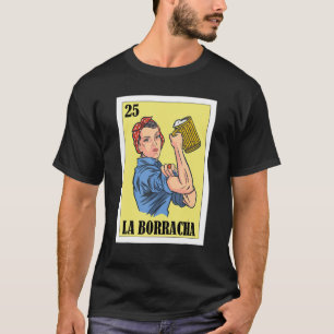 Camiseta Mexicano para los Fiestas La Borracha
