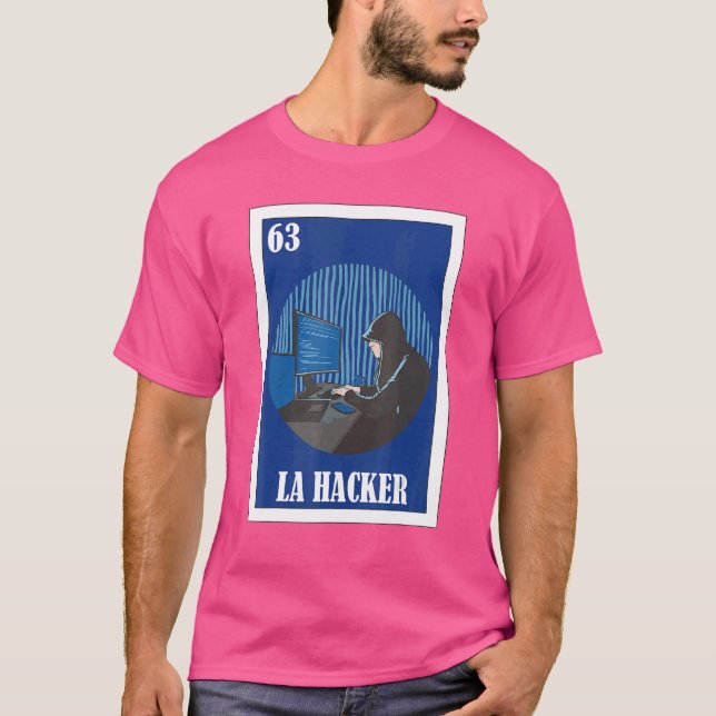 Camiseta Mexicano para los hackers La Hacker (Anverso)