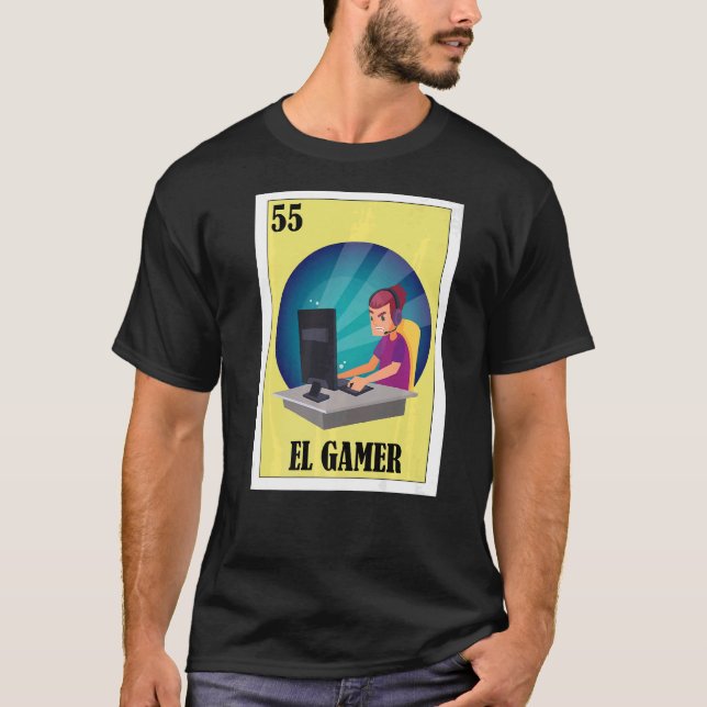 Camiseta Mexicano para los jugadores El Gamer (Anverso)