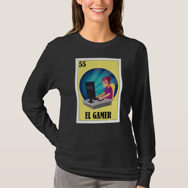 Camiseta Mexicano para los jugadores El Gamer (Anverso)