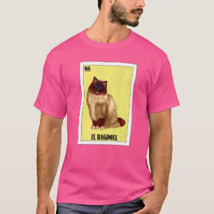 Camiseta Mexicano para los propietarios de gatos El Ragdoll