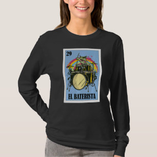 Camiseta Mexicano Para Los Tambores El Baterista 1