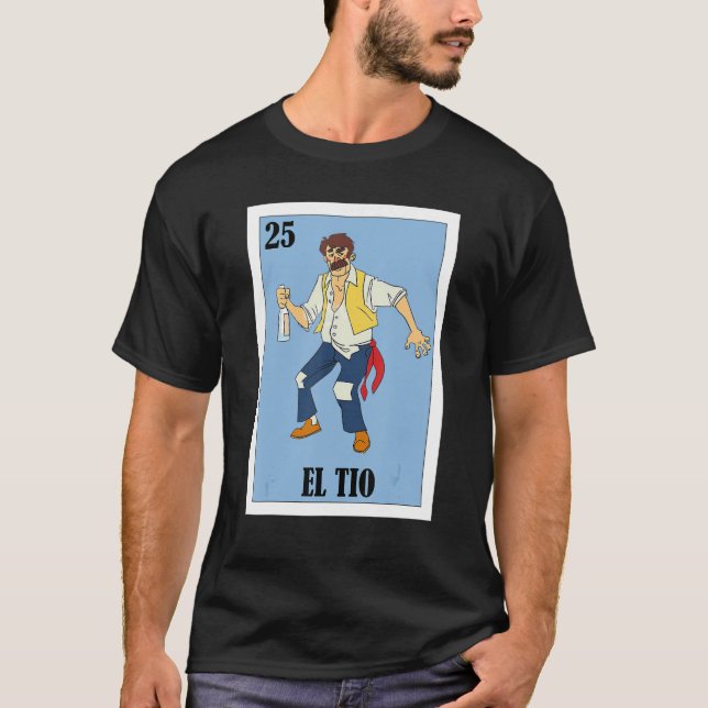 Camiseta Mexicano para los tíos El Tío (Anverso)