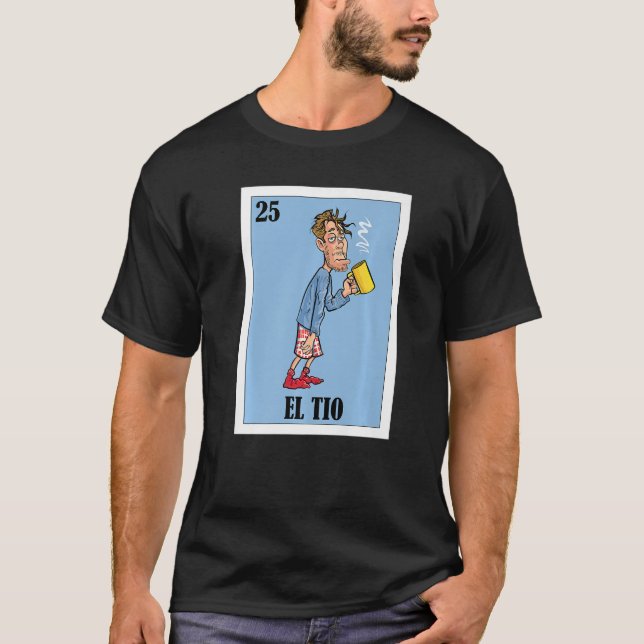 Camiseta Mexicano para los tíos El Tío (Anverso)