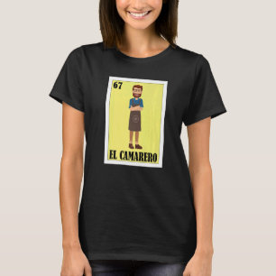 Camiseta Mexicano para meseros  El Camarero