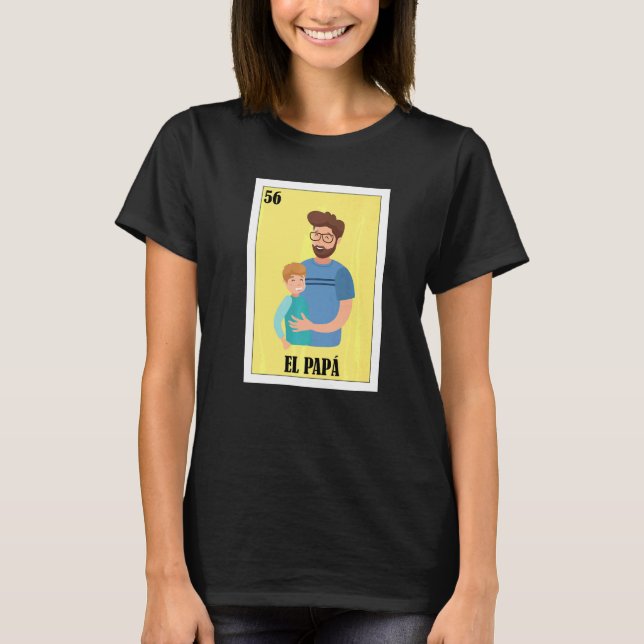Camiseta Mexicano Para Papá El Papa 2 (Anverso)