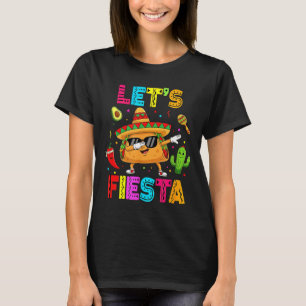 Camiseta Mexicano Vamos Fiesta Divertido Taco Dabbing Cinco
