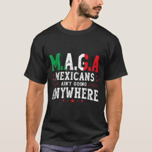 Camiseta Mexicanos quieren ir a cualquier parte diciendo ci