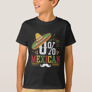 Camiseta México 0% Cinco De Mayo Fiesta Sombrero Funny Mex