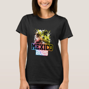 Camiseta México 2025 Coloridas vacaciones de equipo