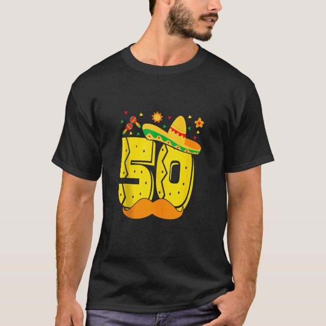 Camiseta México 50 cumpleaños 50 años parte cumpleaños de M (Anverso)