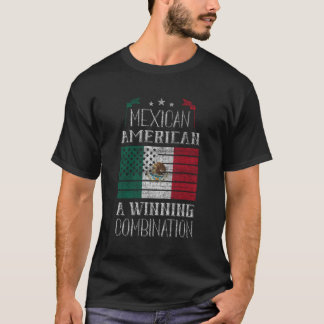 Camiseta México Americano Una Combinación Ganadora México O