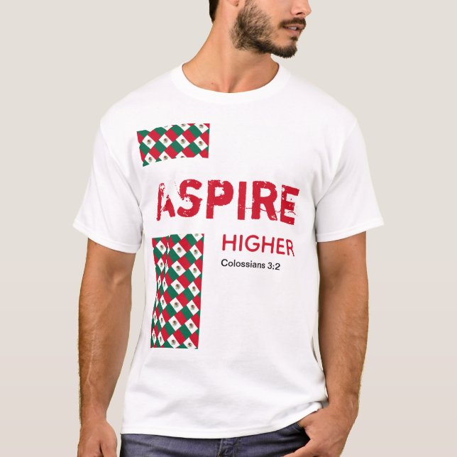Camiseta México ASPIRE HIGHER (Anverso)