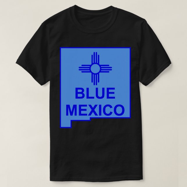 Camiseta México azul (Diseño del anverso)