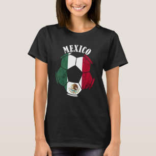 Camiseta México Ball Equipo Mexicano de Fútbol Bandera Mexi