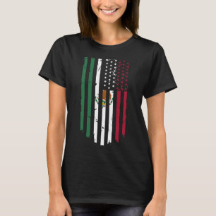 Camiseta México Bandera Estadounidense Patriota Bandera Mex