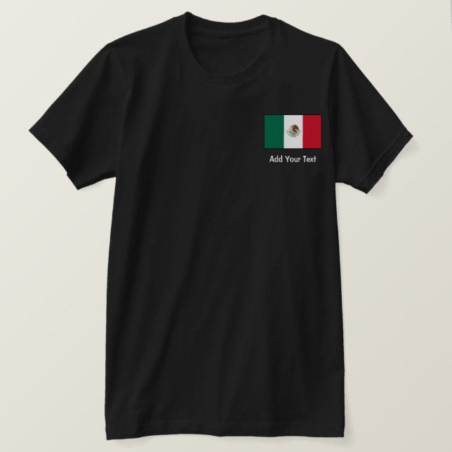 Camiseta México - bandera mexicana (Anverso del diseño)