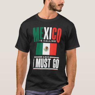Camiseta México Bandera Mexicana México Llama Y Yo