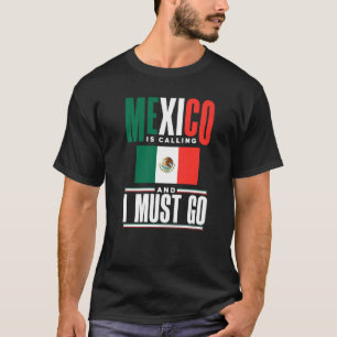 Camiseta México Bandera Mexicana México Llama Y Yo