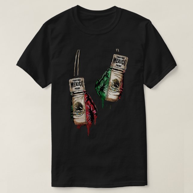 Camiseta México Boxeo MMA Camisas clásicas mexicanas (Diseño del anverso)