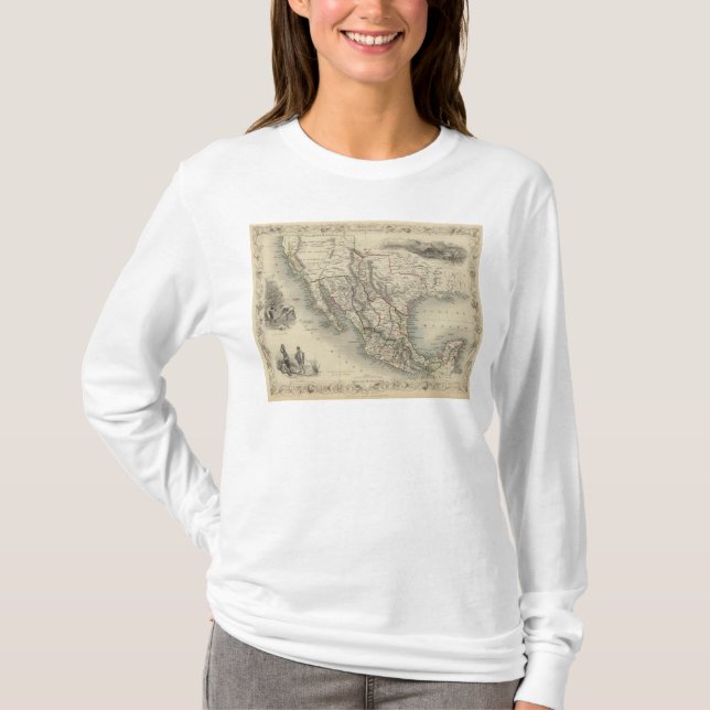 Camiseta México, California y Tejas (Anverso)