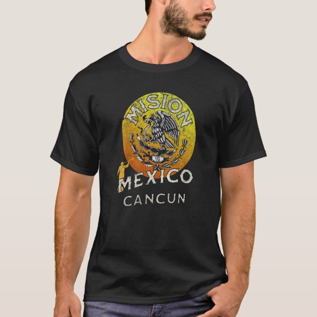 Camiseta Mexico Cancun LDS Mission Missionary   (Anverso)