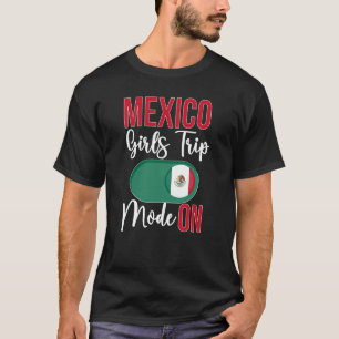 Camiseta México Chicas modo de viaje de vacaciones México V