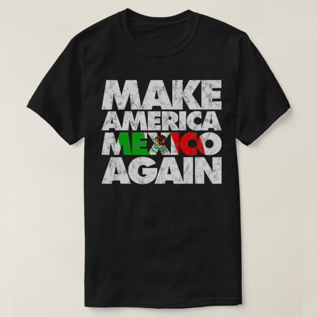 Camiseta México De Nuevo Orgullo Mexicano MAMA (Diseño del anverso)