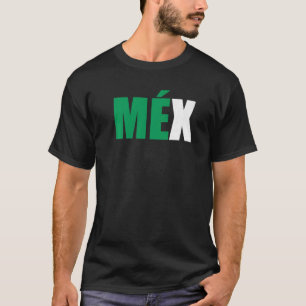 Camiseta México Dos Partes Combo Pair Para La Bandera Mexic