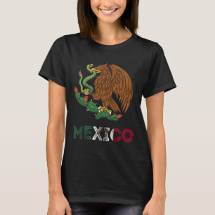 Camiseta México Eagle Emblem Bandera Mexicana Cin Orgullo M