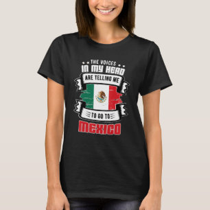 Camiseta México En La Cabeza