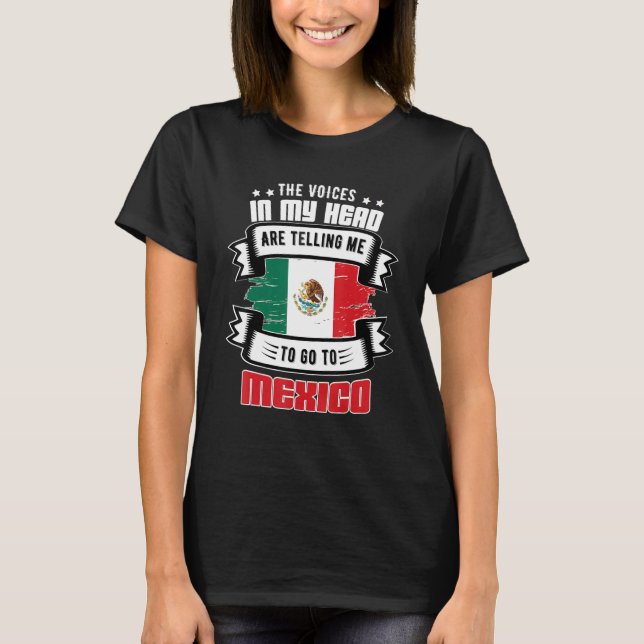 Camiseta México En La Cabeza (Anverso)