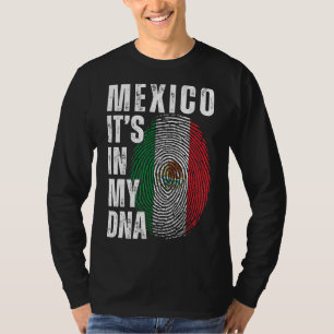 Camiseta México en mi ADN Coinciden hombres mexicanos mujer