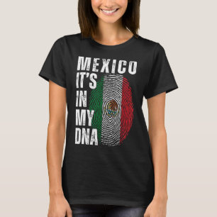 Camiseta México en mi ADN Coinciden hombres mexicanos mujer