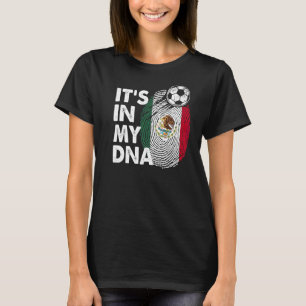 Camiseta México En Mi Adn Equipo De Bandera Mexicana México