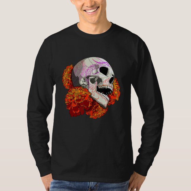 Camiseta mexico Halloween (Anverso)