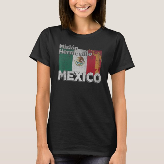 Camiseta Mexico Hermosillo LDS Mission Missionary (Anverso)