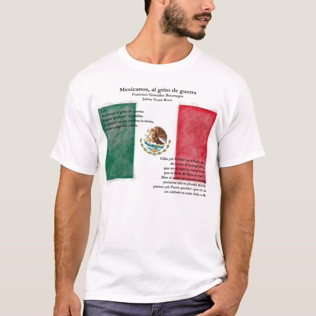 Camiseta México - Himno Nacional Mexicano (Anverso)