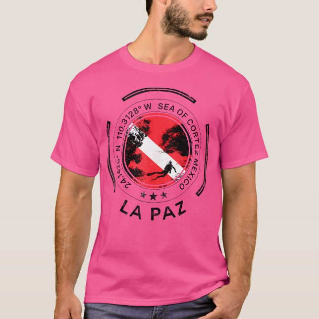 Camiseta México La Paz Buceo (Anverso)