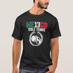 Camiseta México Mesa de ping pong México Apoyo al equipo de